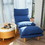 Lazy sofa balcony leisure chair bedroom sofa chair foldable reclining chair leisure single sofa functional chair W24425425