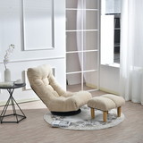 Single sofa reclining chair Japanese chair lazy sofa tatami balcony reclining chair leisure sofa adjustable chair W24459163