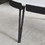Modern coffee table,black metal frame with sintered stone tabletop W24740003
