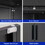 Metal Storage Cabinet with 2 Doors and 2 Adjustable Shelves, Steel Lockable Garage Storage Cabinet, Metal File Cabinet for Home Office School Gym, Black W252113564
