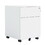 W252125346 White+Steel+Mobile File Cabinets+1-2 Drawers+Powder Coated