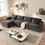 W2528S00025 Dark Gray+Cotton Linen+Gray+Wood+Primary Living Space