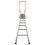 Aluminum Attic Ladder 350-pound Capacity 22 1/2" x 54" Opening 7-10ft Ceiling W2529P160488