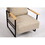 Leather Accent Chair Guest Chair for Living Room, Mid Century Armchair for Bedroom W2530P174850