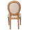 French Country Dining Chairs with Round Back Set of 2, Upholstered, Solid Wood Legs, Accent Side Chairs for Living Room, Wedding Event- Cream W2533P167546