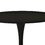 31.5" Round Dining Table, Mid-Century Black Tulip Table, Metal Base Pedestal Table for 2-4 Person,Easy assembled Leisure Coffee Table W2533P170059