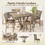 5pcs set Counter Table Set Square Counter Table Solid Wood Modern Farmhouse Rustic Look Distressed Look W2537S00002
