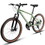Ecarpat Mountain Bike 24 inch Wheel, 21-Speed Disc Brakes Trigger Shifter, Carbon Steel Frame Youth Teenagers Mens Womens Trail Commuter City Snow Beach Mountain Bikes Bicycles W2563P156275