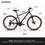A24301 Ecarpat Mountain Bike 24 inch Wheels, 21-Speed Mens Womens Trail Commuter City Mountain Bike, Carbon steel Frame Disc Brakes Thumb Shifter Front Fork Bicycles W2563P173258