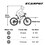 A2660 Ecarpat Mountain Bike 26 inch Wheels, 21-Speed Full Suspension Mens Womens Trail Commuter City Mountain Bike, Carbon Steel Frame Disc Brakes Thumb Shifter Front Fork Rear Shock Absorber Bicycles