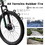 Ecarpat Mountain Bike 27 inch Wheels, 21-Speed Full Suspension Mens Womens Trail Commuter City Mountain Bike, Carbon Steel Frame Disc Brakes Grip Shifter Front Fork Rear Shock Absorber Bicycles