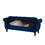 48.3-inch Storage Bench, modern velvet Ottoman, large capacity storage bench with armrest, suitable for living room, bedroom (H dark blue) W2564P195838