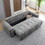 94.49"sleeper Sofa, Sofa Bed- 2 in 1 Pull Out Couch Bed with Storage Chaise for Living Room, Sofa Sleeper with Pull Out Bed, Dark Grey Couch W2582P185326