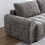 94.49"sleeper Sofa, Sofa Bed- 2 in 1 Pull Out Couch Bed with Storage Chaise for Living Room, Sofa Sleeper with Pull Out Bed, Dark Grey Couch W2582P185326