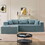 Modular Sectional Living Room Sofa Set Upholstered Sleeper Sofa for Living Room, Bedroom, Salon, 2 PC Free Combination, L-Shape, Green W2582S00005