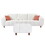 W2582S00007 White+Wood+Fabric+3 Seat