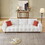 Convertible Sectional Sofa Couch, L Shaped Sofa with Fabric Couch,Modern Design Cream Style Marshmallow Sofa for Living Room and Office,White W2582S00010