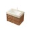 30" Roma Travertine-Pattern Sintered Stone Countertop and Undermount Ceramic Basin, NO Cabinet, NO Faucet and Drain, Suitable for Vanity TILLEY, YOLAN, FRIGGA, etc. W2615P330759