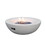 42 inch Outdoor Concrete Propane gas Fire Pit bowl in Antique white color W2620P182362