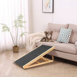 Dog Ramp for Bed, Extra Wide Excellent Traction, Pet Ramp for Small Large Dogs to Get on Couch Car, Non-Slip Rubber Surface, 17