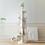 Display Shelf,4 Tier Floor Standing Organizer,Modern Style,360&#176;Rotation,Stable and Solid,Holds Books and Displays,Suitable for Living Room and Bedroom W2642P170281