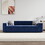 88.6" Modern Sofas Couches for Living Room,3 Seater Loveseat,Cloud Sofas & couches with Square Armrest,Deep Seat Comfy Couch for Bedroom W2656P171909