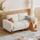 Loveseat Sofa with Deep Seat, Modern Chenille Love Seat Couch for Living Room Upholstered 3-Seater Small Couch for Bedroom, Apartment W2656S00005