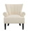 Modern Accent Living Room Chairs,Polyester Armchair Club Chair with channel back, Accent chair for Living room, Bedroom Reading room, soft fabric, wooden Leg, Beige W2671P196302