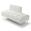 56.3"inch Width Modern End of Bed Bench,Velvet Fabric Upholstered 2 Seater Sofa Couch Entryway Ottoman Bench, Fuzzy Sofa Stool Footrest Window Bench with Gold Metal Legs,White W2677P189952