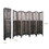 8 Panel Room Dividers, 6FT Carved Wood Room Divider Partition Room Dividers Wall Wooden Carved Folding Privacy Screens Foldable Panel Wall Divider for Office Restaurant, Rustic Brown W2701P189923
