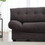 Cloud Style Sofa, Teddy Velvet Fabric, Comfy Padded Cloud Couch for Living Room, Apartment W2705S00001