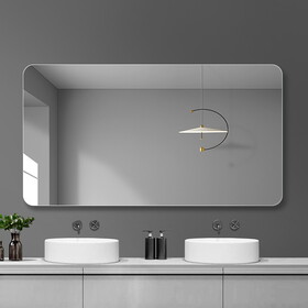 Bathroom Vanity Mirror, Wall-Mounted Mirror for Bathroom Anti-Fog Waterproof W2709P178995