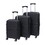 Hardside Luggage Sets 3 Pieces, Expandable Luggages Spinner Suitcase with TSA Lock Lightweight Carry on Luggage 20inch 24inch 28inch W2710P186018