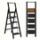 5-step ladder folding step stool, 5-step ladder with anti slip wide pedals, lightweight and easy to carry handle folding ladder, multi-purpose steel ladder, suitable for home and office use