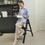 3 Step Ladder Aluminum Light Folding Step Bench Wide Non slip Pedal 300 lb Capacity Home Office Portable Ladder black W2717P187986