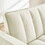 modern velvet loveseat sofa couch pull out bed,3 in one convertible for living room sofa bed,beige W2727P188379