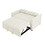 modern velvet loveseat sofa couch pull out bed,3 in one convertible for living room sofa bed,beige W2727P188379