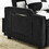 modern velvet armchair sofa couch pull out bed,3 in one convertible for living room sofa bed,black white W2727P188589