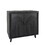 Modern Black Wood Storage Cabinet, 31in Accent Cabinet with Embossed Door for Living Room, Bedroom, or Entryway W2729P239176