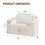 Sofa in a box Foam Sofa Couch with Pillow, Bean Bag Chairs for Adults Stuffed High-Density Foam, Large Bean Bag Sofa for Living room Bedroom Gaming Room W2733P183922