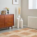 Floor metal vase modern style decoration home white metal vase 3-piece set gorgeous home decoration large glazed metal vase W2796P255615