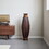A 39-inch tall hand-woven bamboo floor vase - a decorative highlight for the living room, foyer or corridor - a versatile home decor item suitable for dried or silk flower arrangements. W2796P283884