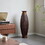A 39-inch tall hand-woven bamboo floor vase - a decorative highlight for the living room, foyer or corridor - a versatile home decor item suitable for dried or silk flower arrangements. W2796P283884