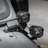 OMU Genesis Series A-Pillar Light System Mount for Jeep Wrangler JL/ Gladiator JT [Not for 4xe, 392] W2801P243365