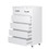 Six drawer side table-white W28203339