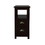 End Table Narrow Nightstand with Two Drawers and Open Shelf-Brown W28206526