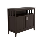 Kitchen Storage Sideboard and Buffet Server Cabinet-Brown Color W28209564