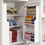 71" Kitchen Pantry Storage Cabinet with 4 Doors(2Doors with Racks),1 Drawer, 2 Adjustable Shelves, Freestanding Cupboard for Kitchen, Dining Room and Living Room-White W282108550