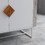 Solid wood square shape handle 2 doors sideboard W28222273