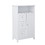 Bathroom standing storage cabinet with 3 drawers and 1 door-White W28235523
